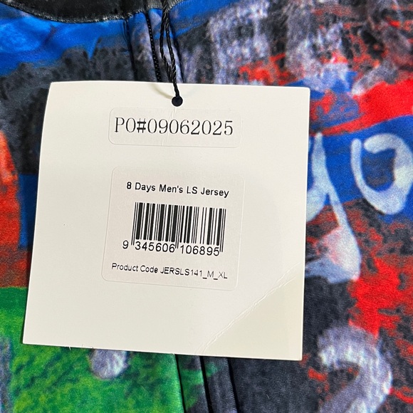 Cycology 8 Days a Week Long Sleeve cycling Jersey Size XL - Picture 5 of 10